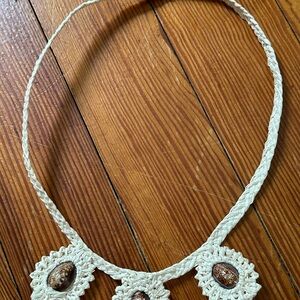 Elegant Handwoven Shell Necklace From Bermuda